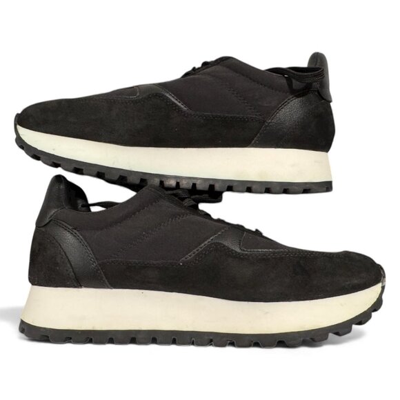 ZARA Platform Sneakers – Women’s EUR 40 / US 9 Leather Suede and Nylon - Picture 1 of 8